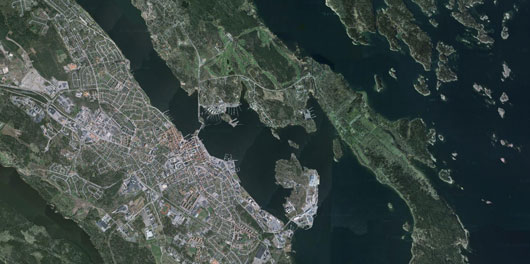 satellitvy Västervik satellitvy Västervik
